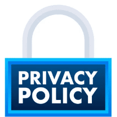 Footer of main page as a button to link to the privacy policy page